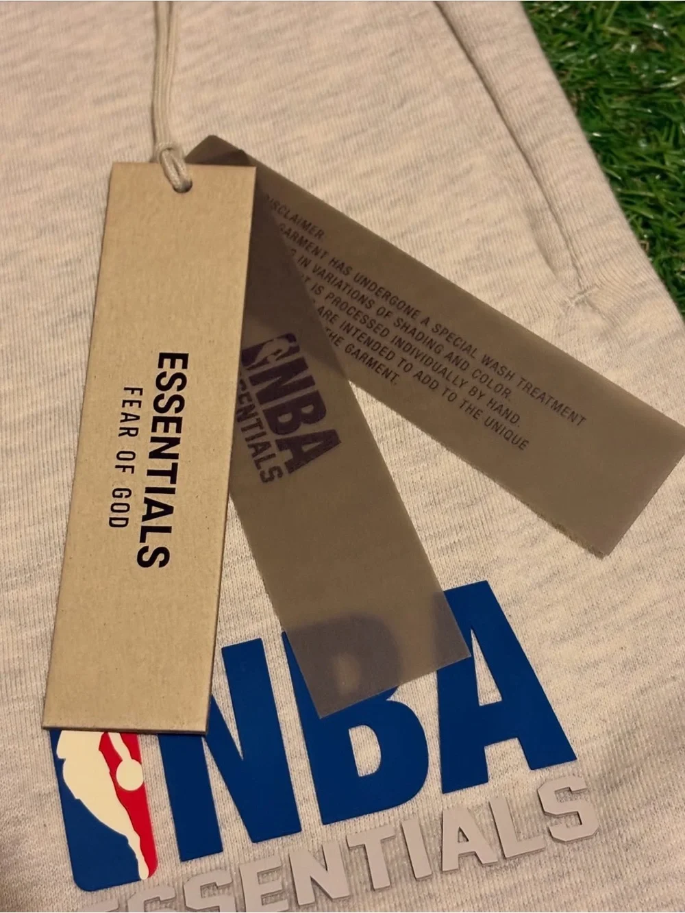 Essentials Fear of God NBA Grey Uncuffed Pants